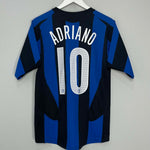 2004/05 INTER MILAN ADRIANO #10 HOME SHIRT (S) NIKE