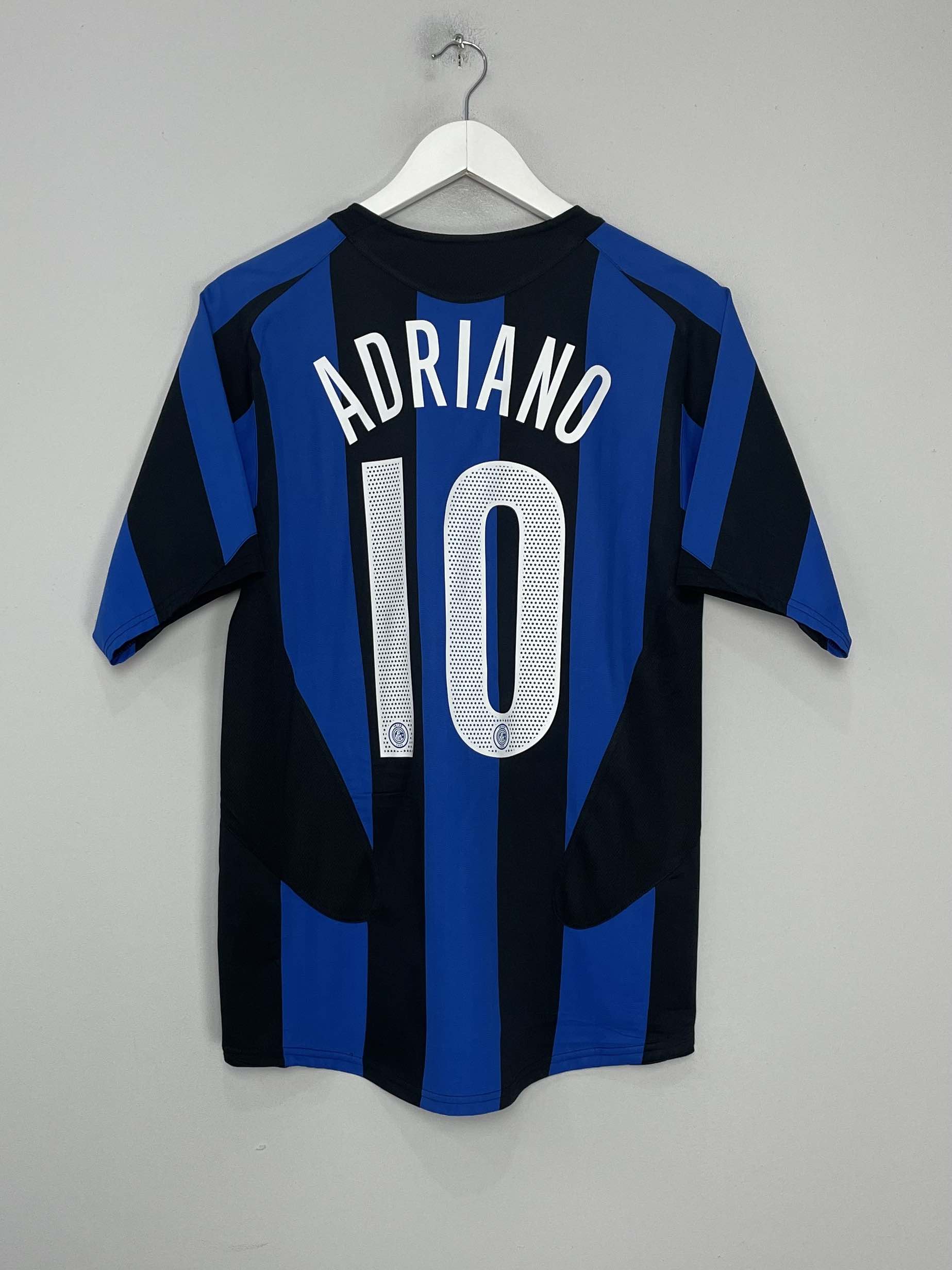 2004/05 INTER MILAN ADRIANO #10 HOME SHIRT (S) NIKE