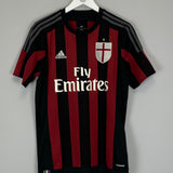 2015/16 AC MILAN HOME SHIRT (M) ADIDAS