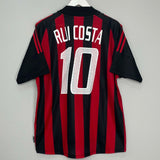 2004/05 AC MILAN RUI COSTA #10 HOME SHIRT (L) ADIDAS