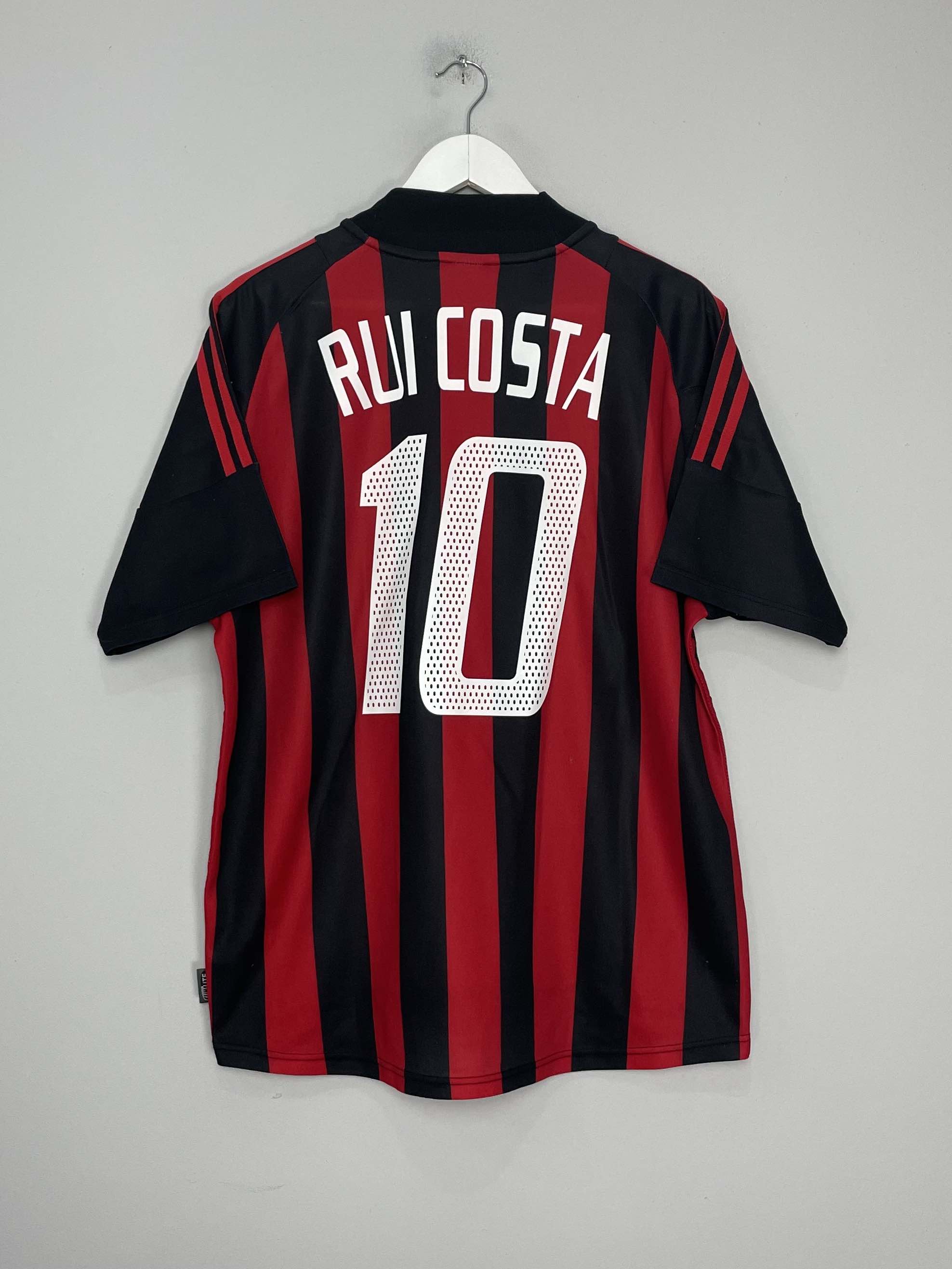 2004/05 AC MILAN RUI COSTA #10 HOME SHIRT (L) ADIDAS