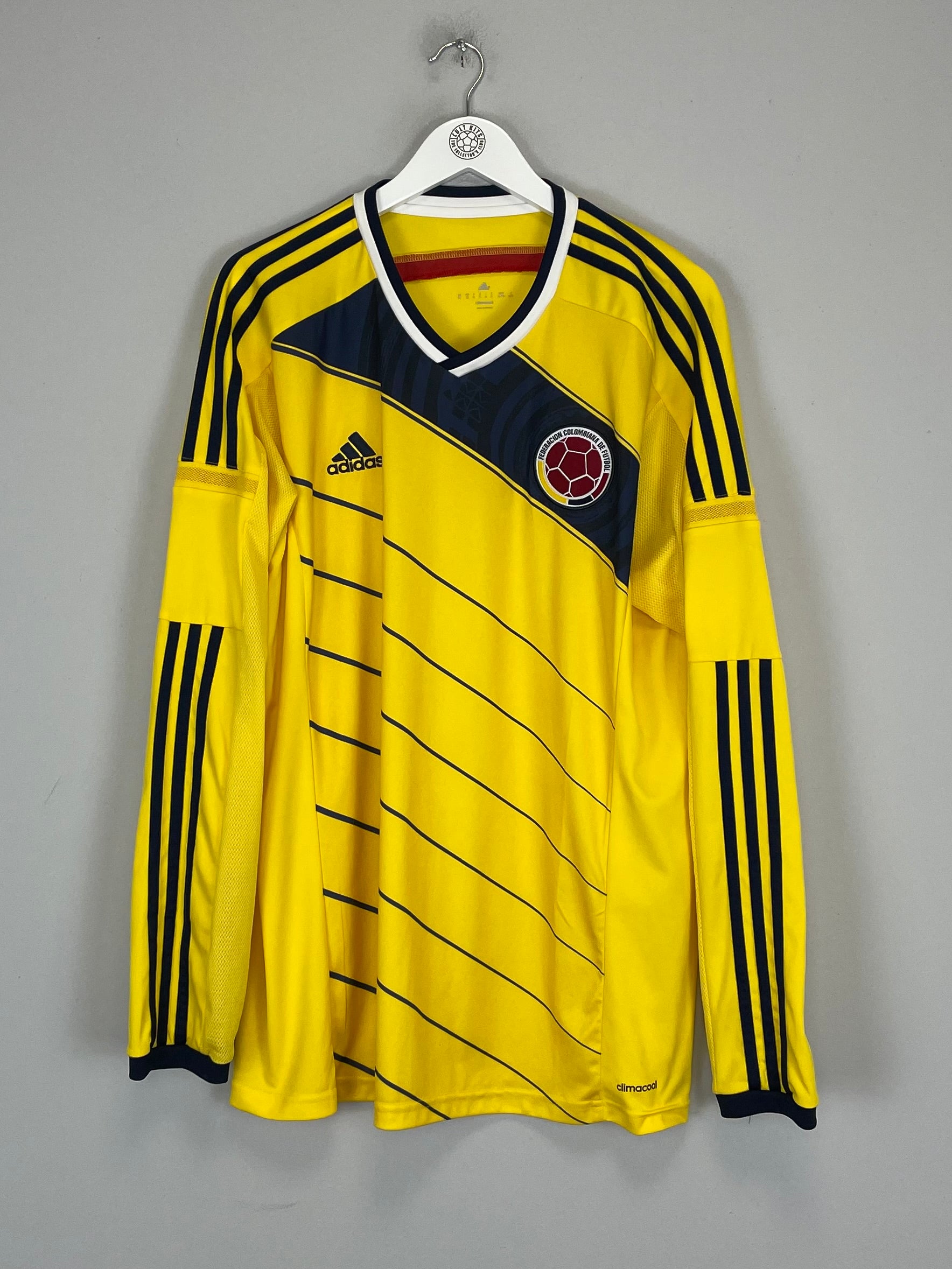 2014/15 COLOMBIA L/S HOME SHIRT (XL) ADIDAS