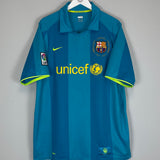 2007/08 BARCELONA RONALDINHO #10 AWAY SHIRT (XXL) NIKE