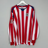 2004/05 CHIVAS GUADALAJARA L/S HOME SHIRT (XL) REEBOK