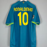 2007/08 BARCELONA RONALDINHO #10 AWAY SHIRT (XXL) NIKE