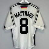 1998/00 GERMANY MATTHAUS #8 HOME SHIRT (L) ADIDAS