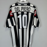 2001/02 JUVENTUS DEL PIERO #10 HOME SHIRT (L) LOTTO