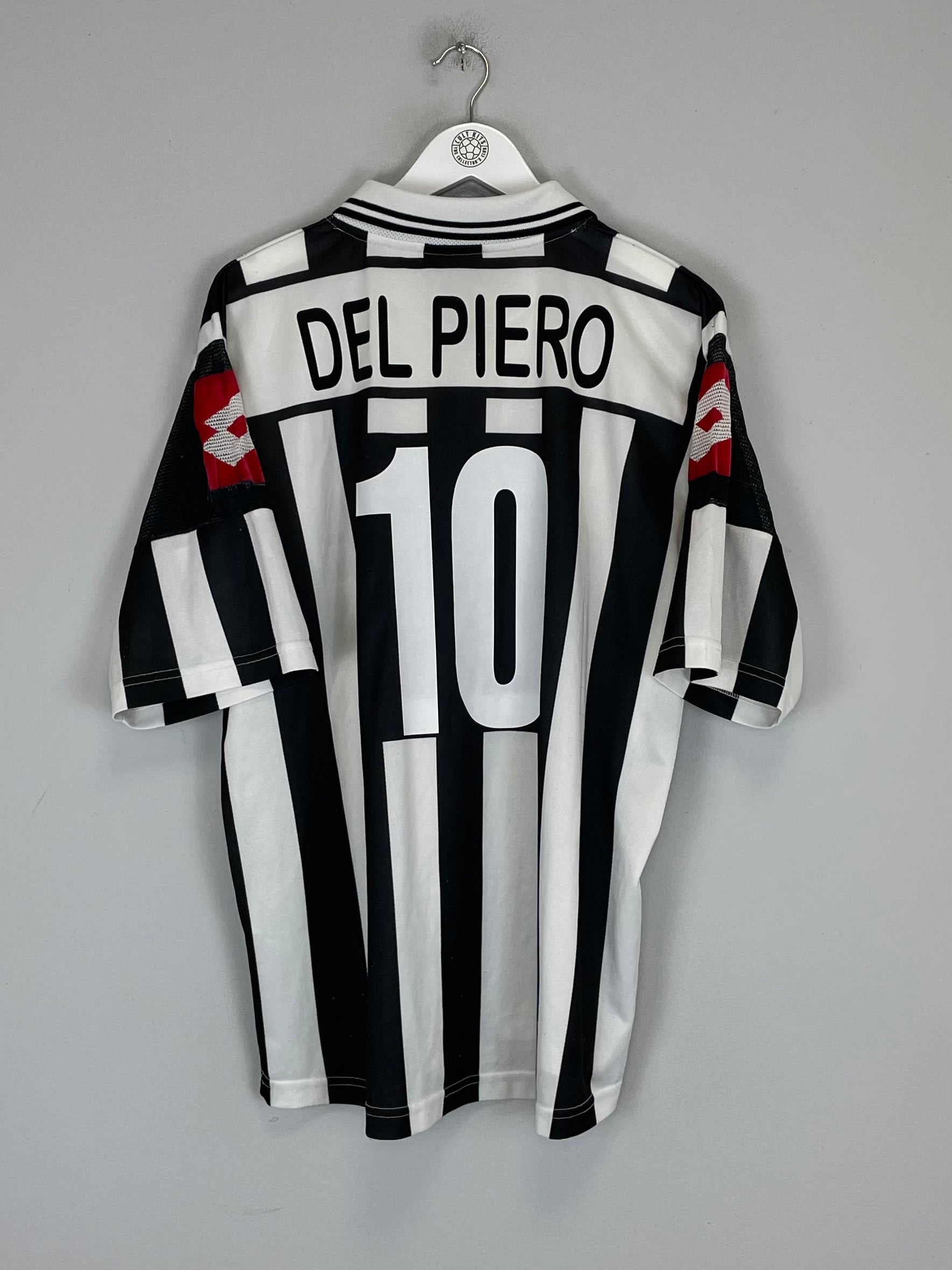 2001/02 JUVENTUS DEL PIERO #10 HOME SHIRT (L) LOTTO