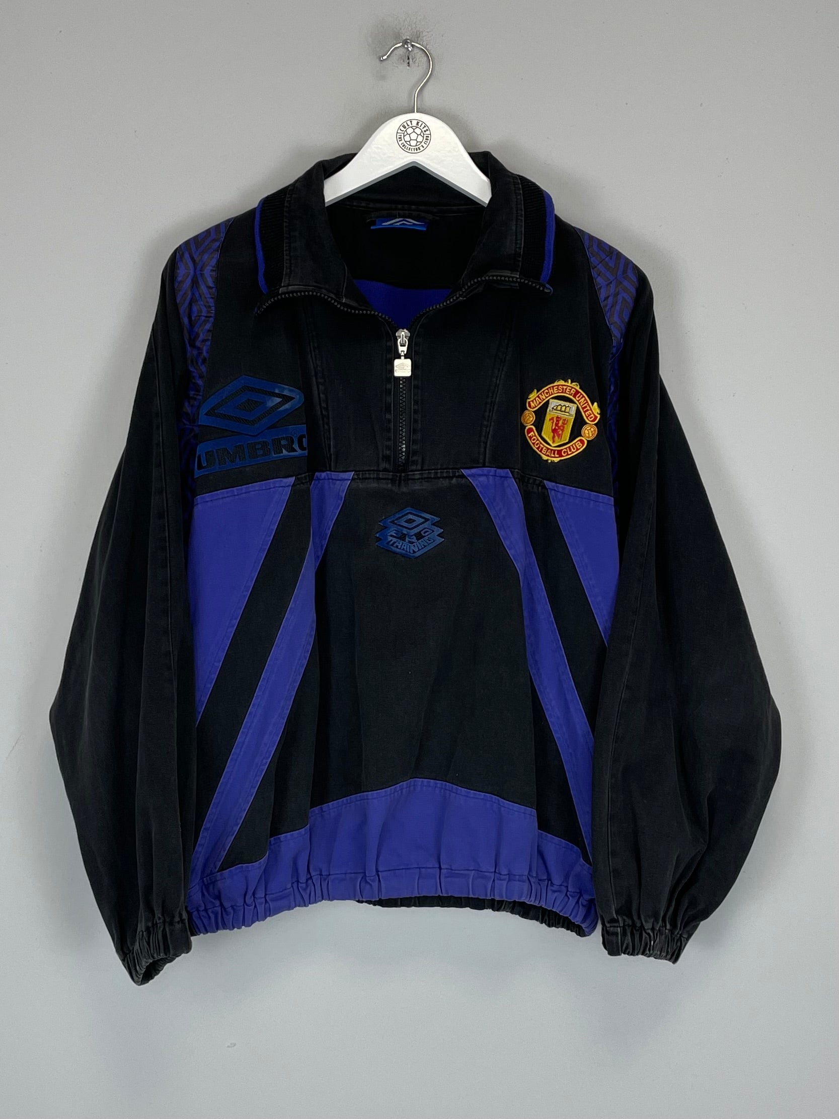 1995/96 MANCHESTER UNITED DRILL TOP (L) UMBRO