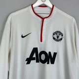 2012/14 MANCHESTER UNITED L/S AWAY SHIRT (XXL) NIKE