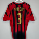 2004/05 AC MILAN MALDINI #3 HOME SHIRT (L) ADIDAS