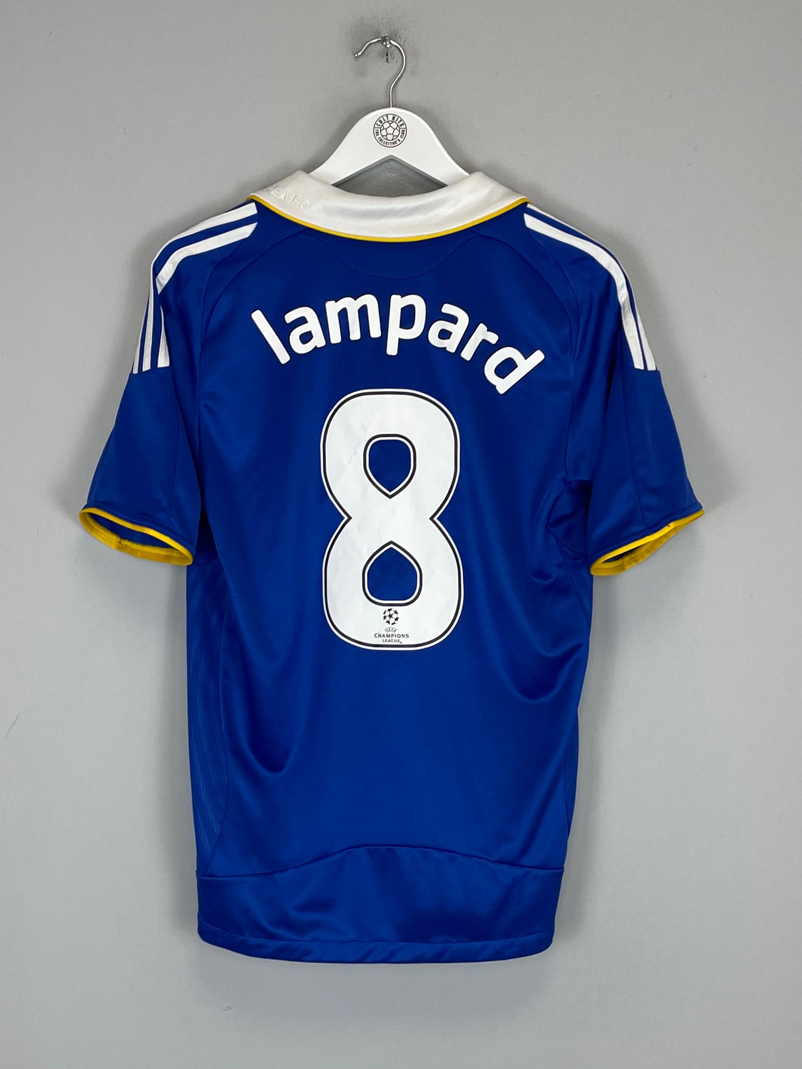 2008/09 CHELSEA LAMPARD #8 HOME SHIRT (M) ADIDAS