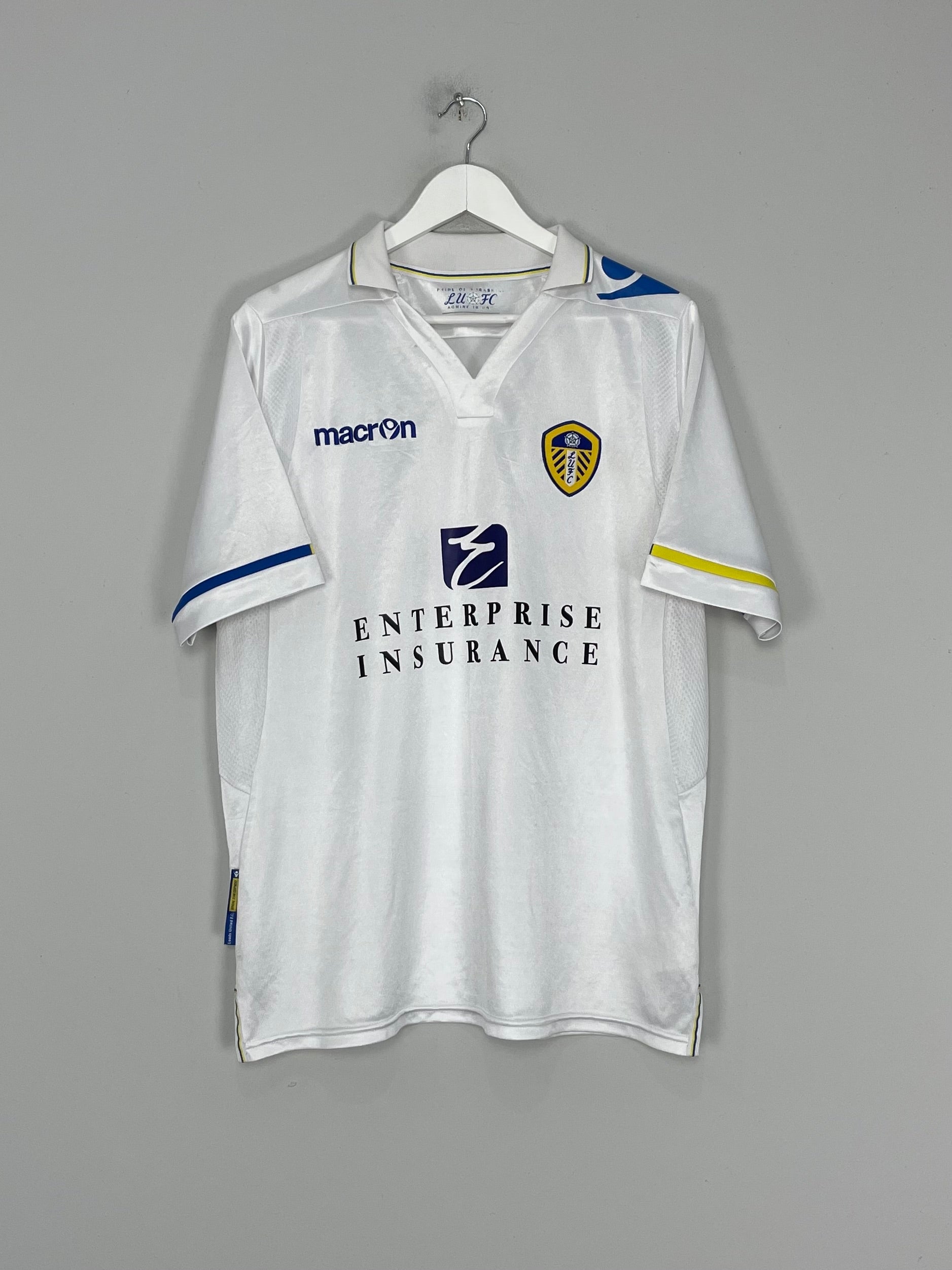 2011/12 LEEDS UNITED HOME SHIRT (M) MACRON