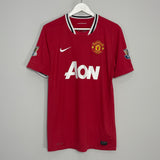 2011/12 MANCHESTER UNITED CLEVERLEY #23 HOME SHIRT (L) NIKE