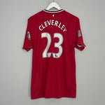 2011/12 MANCHESTER UNITED CLEVERLEY #23 HOME SHIRT (L) NIKE