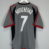 2003/04 AC MILAN SHEVCHENKO #7 THIRD SHIRT (L) ADIDAS