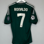 2012/13 REAL MADRID RONALDO #7 C/L THIRD SHIRT (M) ADIDAS