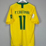 2018/19 BRAZIL COUTINHO #10 HOME SHIRT (XL) NIKE