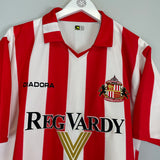 2004/05 SUNDERLAND HOME SHIRT (L) DIADORA