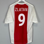 2002/04 AJAX ZLATAN #9 HOME SHIRT (M) ADIDAS