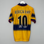 1997/99 ARSENAL BERGKAMP #10 AWAY SHIRT (S) NIKE