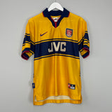 1997/99 ARSENAL BERGKAMP #10 AWAY SHIRT (S) NIKE