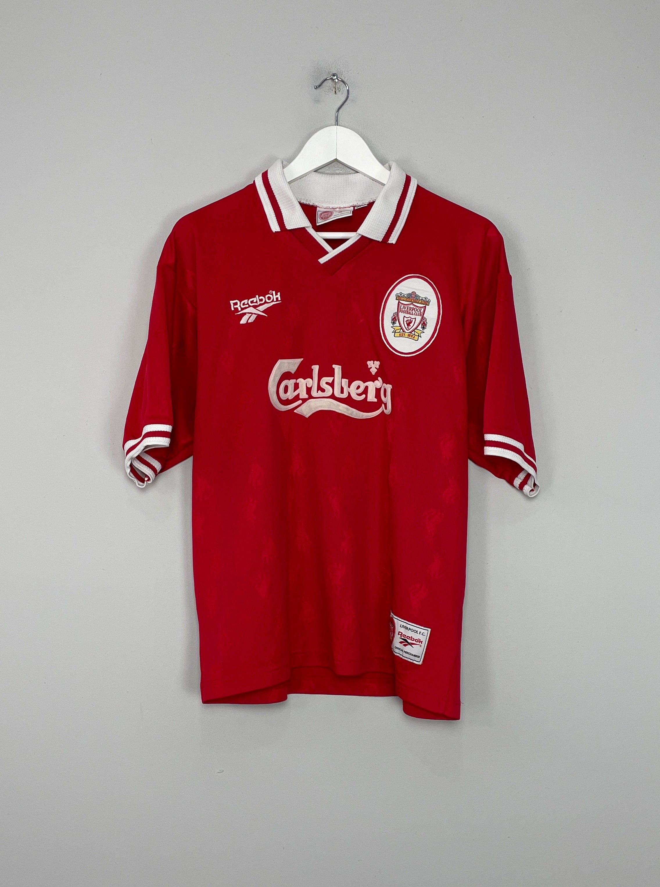 1996/98 LIVERPOOL HOME SHIRT (L) REEBOK