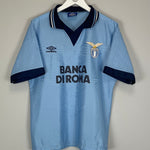 1995/96 LAZIO HOME SHIRT (M) UMBRO