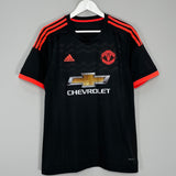 2015/16 MANCHESTER UNITED ROONEY #10 THIRD SHIRT (M) ADIDAS