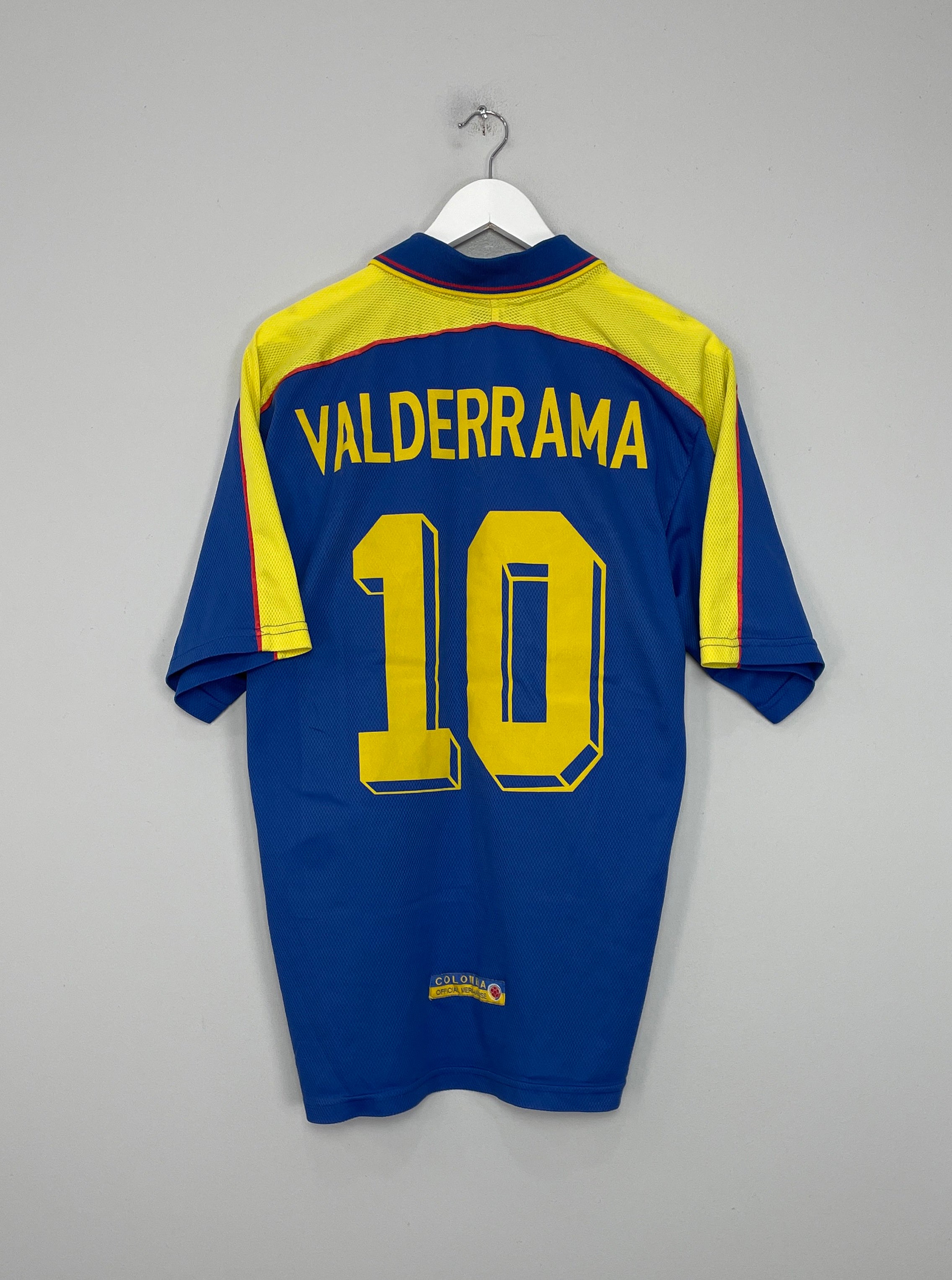 1998/01 COLOMBIA VALDERRAMA #10 AWAY SHIRT (XL) REEBOK