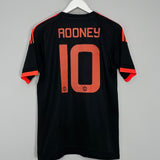 2015/16 MANCHESTER UNITED ROONEY #10 THIRD SHIRT (M) ADIDAS