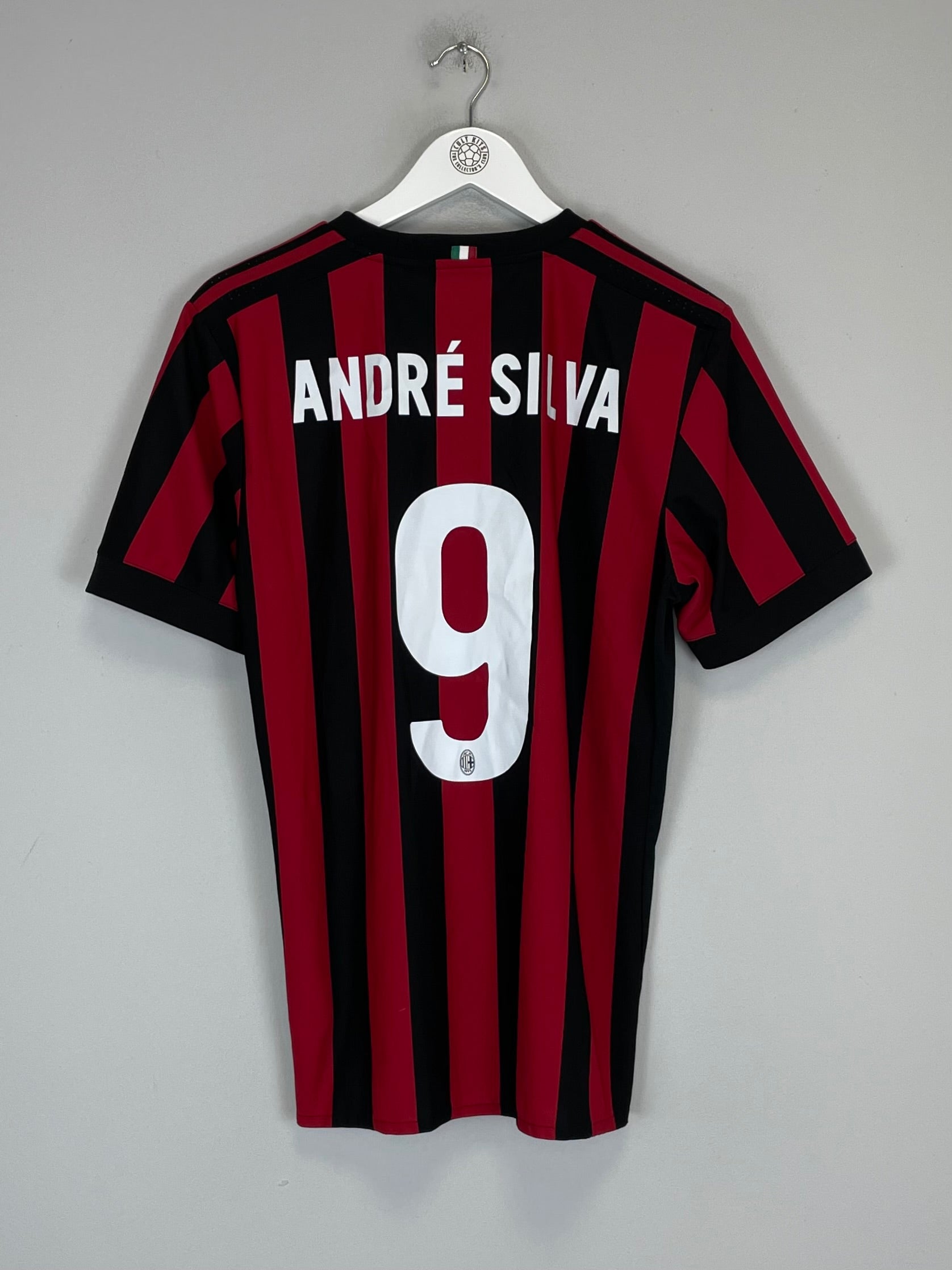 2017/18 AC MILAN ANDRE SILVA #9 HOME SHIRT (M) ADIDAS