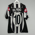 2002/03 JUVENTUS DEL PIERO #10 HOME SHIRT (L) LOTTO