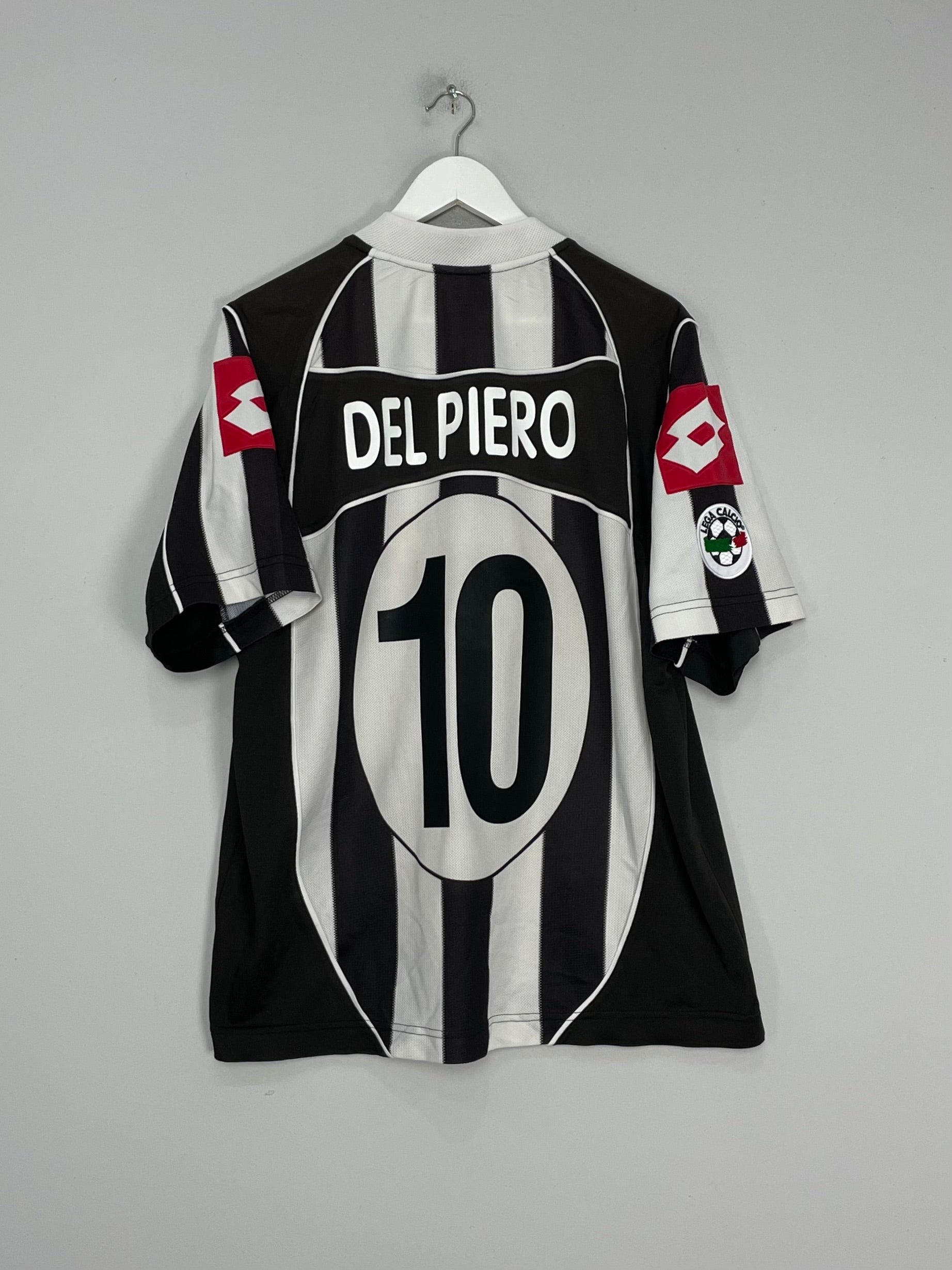 2002/03 JUVENTUS DEL PIERO #10 HOME SHIRT (L) LOTTO