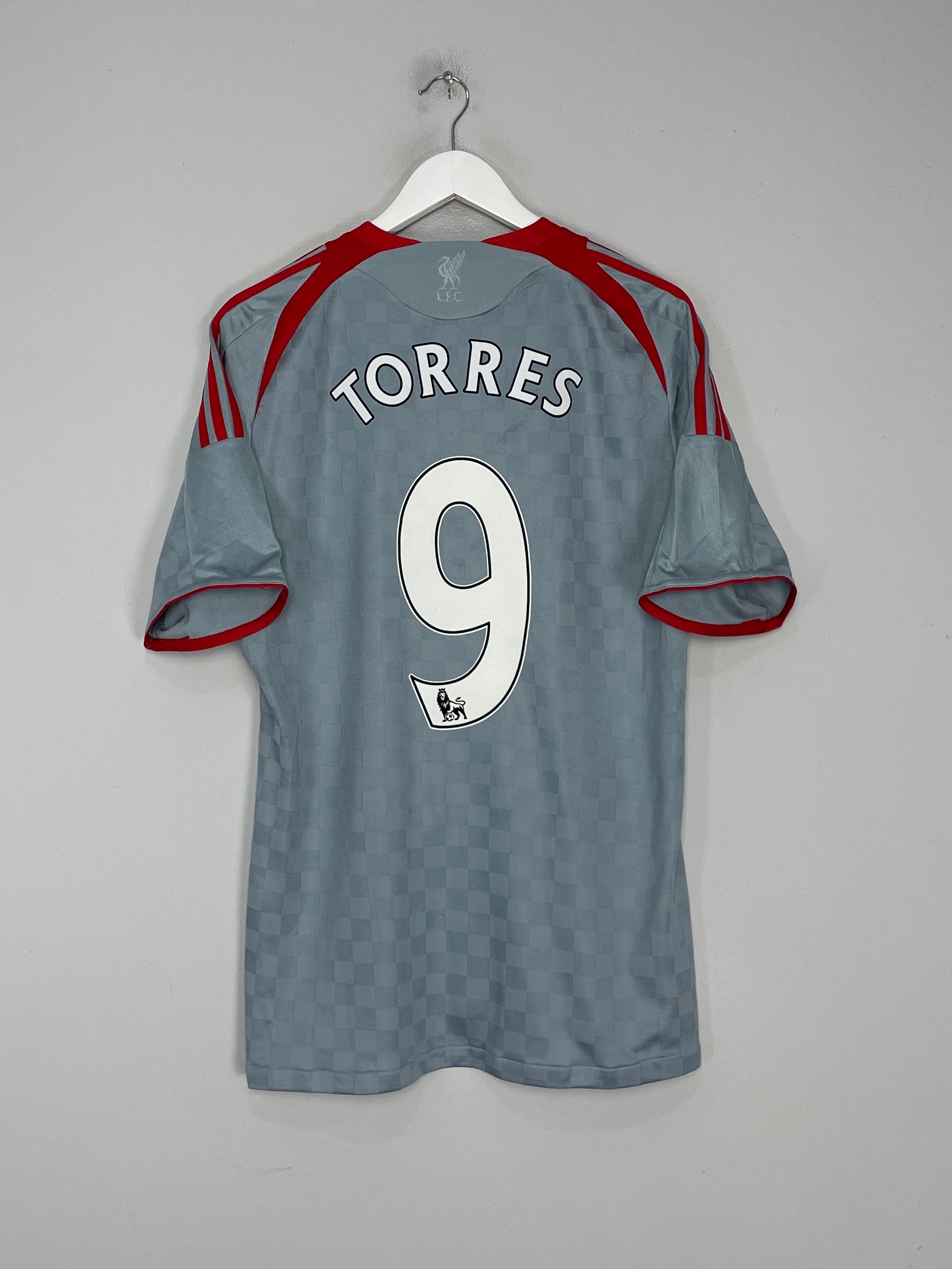 2008/09 LIVERPOOL TORRES #9 AWAY SHIRT (L) ADIDAS