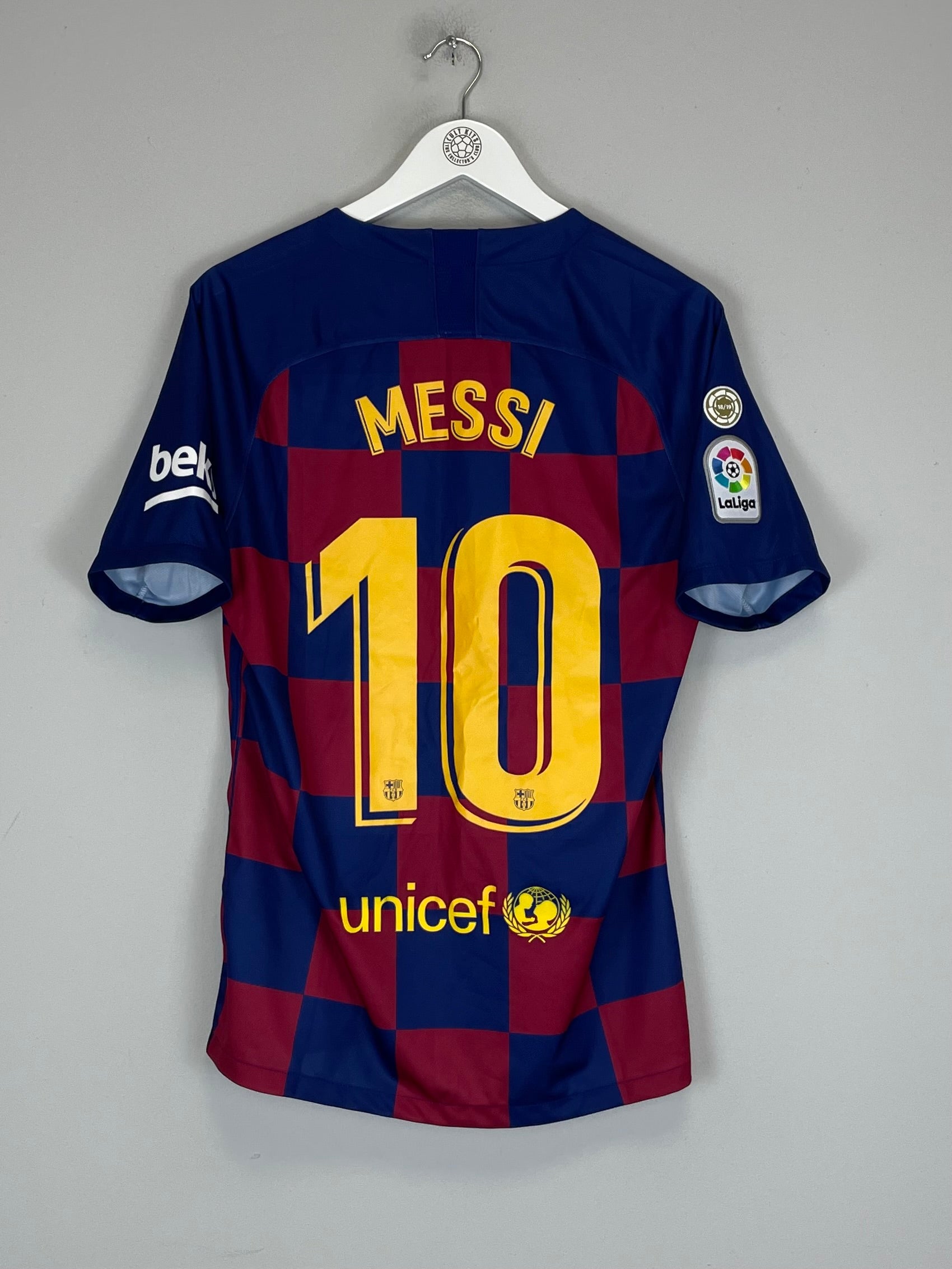 2019/20 BARCELONA MESSI #10 HOME SHIRT (M) NIKE