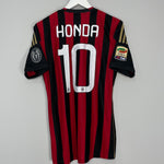 2013/14 AC MILAN HONDA #10 *PLAYER ISSUE* HOME SHIRT (M) ADIDAS