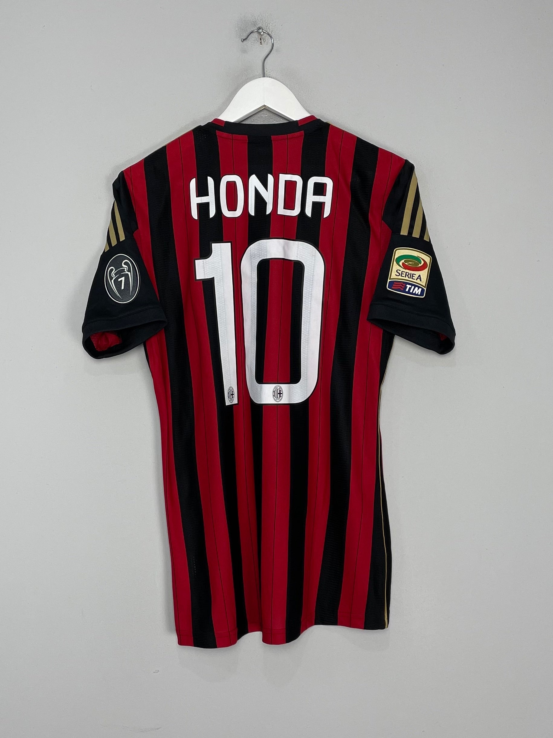 2013/14 AC MILAN HONDA #10 *PLAYER ISSUE* HOME SHIRT (M) ADIDAS