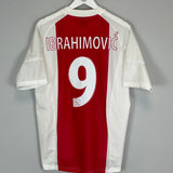 2002/04 AJAX IBRAHIMOVIC #9 HOME SHIRT (M) ADIDAS