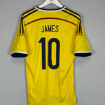 2014/15 COLOMBIA JAMES #10 HOME SHIRT (M) ADIDAS