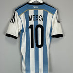 2014 ARGENTINA MESSI #10 HOME SHIRT (S) ADIDAS