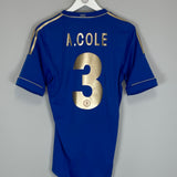 2012/13 CHELSEA A.COLE #3 HOME SHIRT (S) ADIDAS