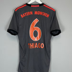 2016/17 BAYERN MUNICH THIAGO #6 AWAY SHIRT (M) ADIDAS