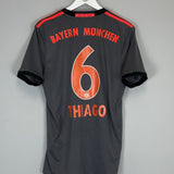 2016/17 BAYERN MUNICH THIAGO #6 AWAY SHIRT (M) ADIDAS