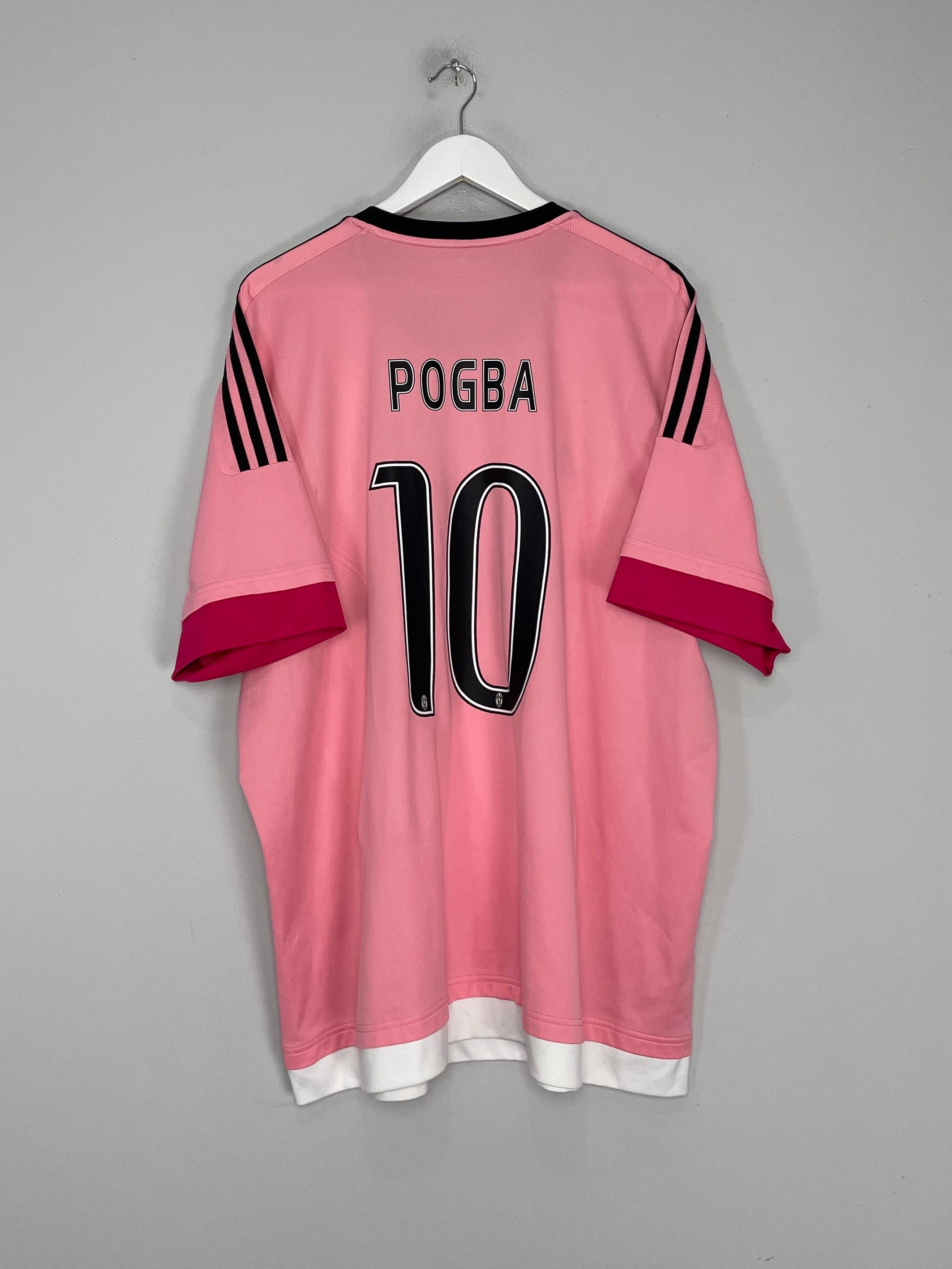 2015/16 JUVENTUS POGBA #10 AWAY SHIRT (XXXL) ADIDAS