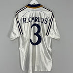 1998/99 REAL MADRID R.CARLOS #3 HOME SHIRT (M) ADIDAS