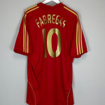 2008/10 SPAIN FABREGAS #10 HOME SHIRT (XL) ADIDAS