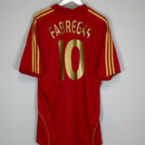 2008/10 SPAIN FABREGAS #10 HOME SHIRT (XL) ADIDAS