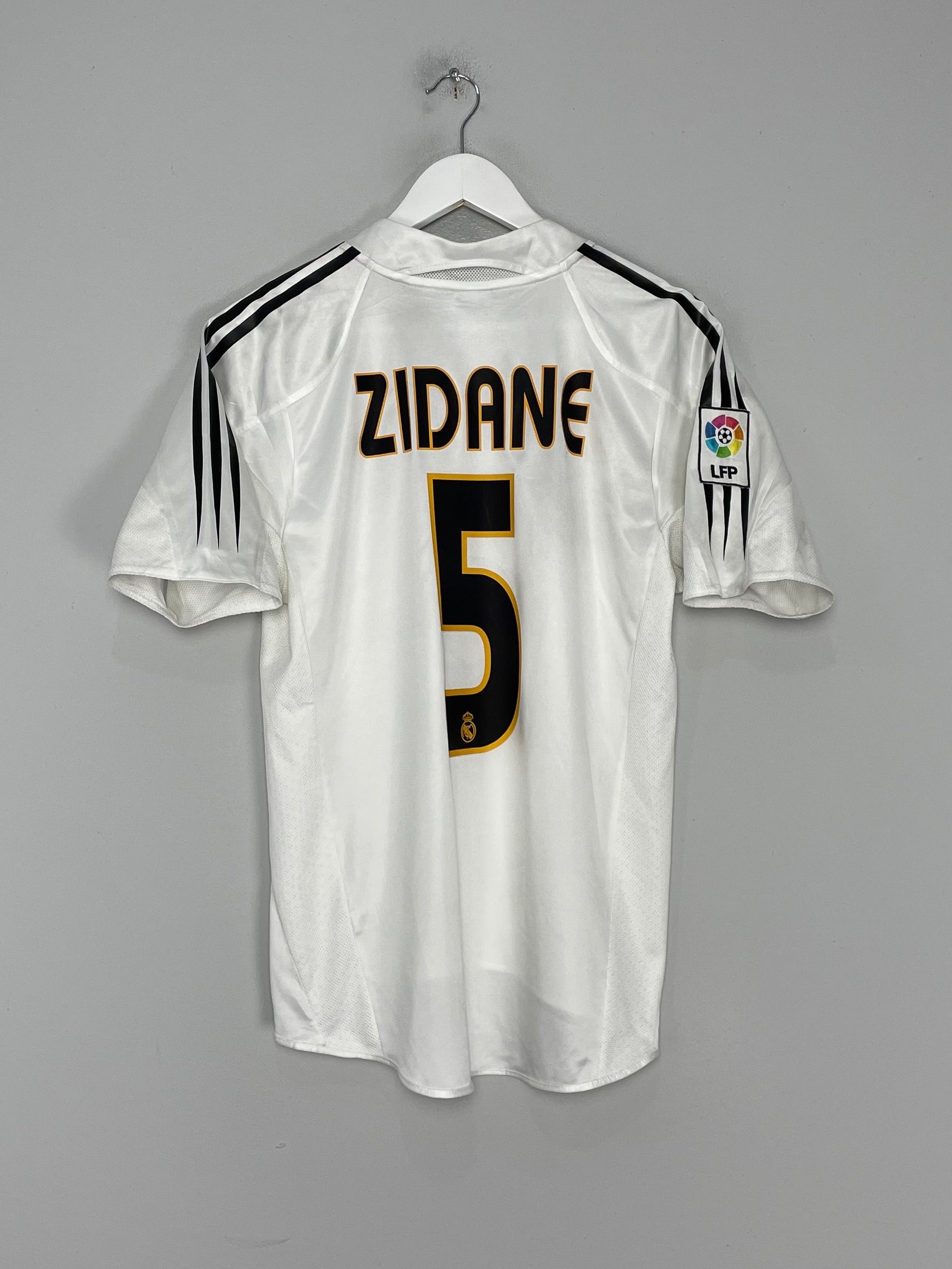 2004/05 REAL MADRID ZIDANE #5 HOME SHIRT (S) ADIDAS