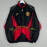 1996/97 MANCHESTER UNITED TRACK JACKET (M) UMBRO